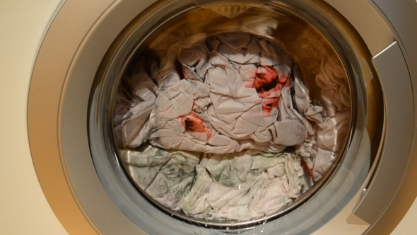 The Dirty Laundry Is Washed In  Washing Machine alt