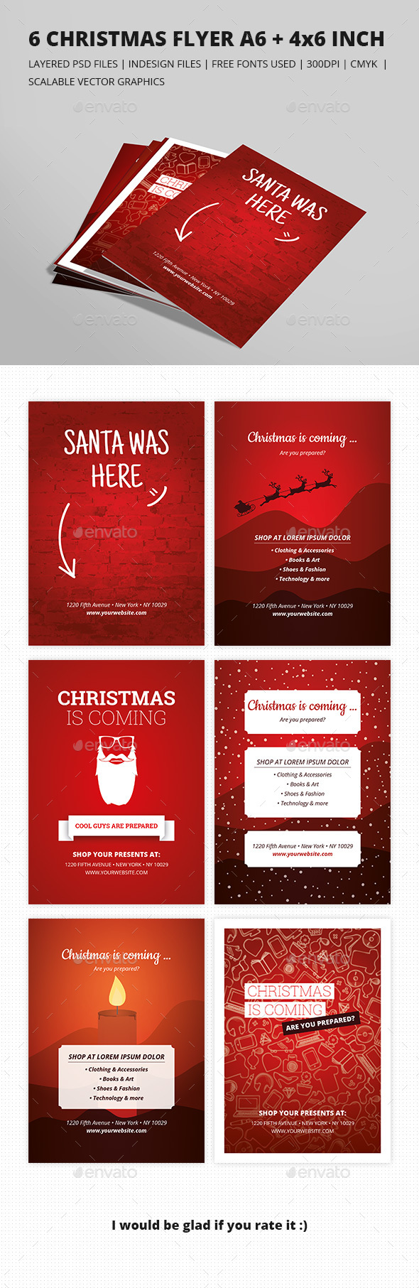 Christmas Sale Flyer - Flyers Print Templates