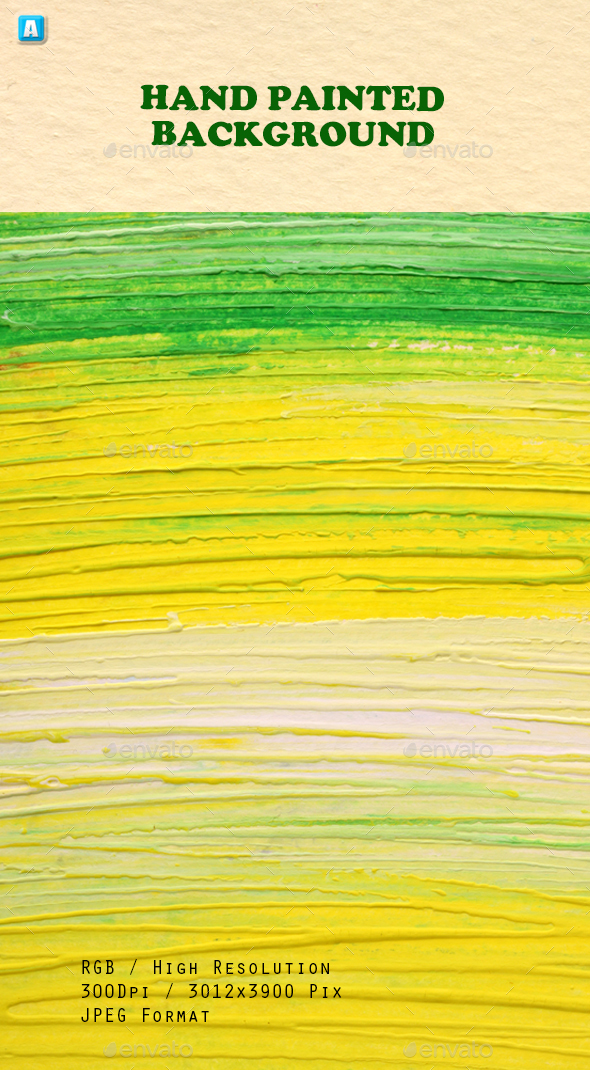 Hand Painted Background 0232 - Art Textures