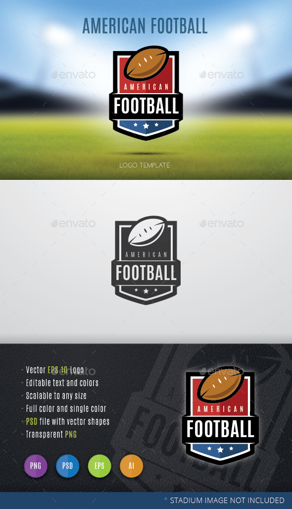 American Football - Crests Logo Templates