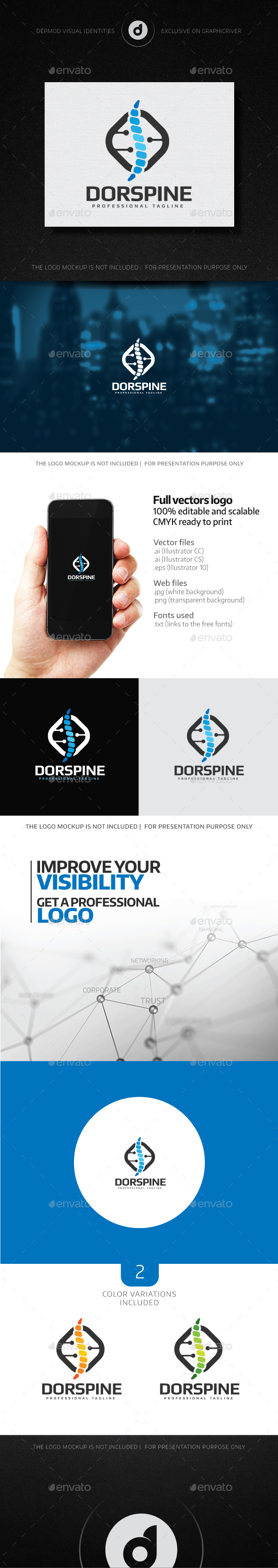 Dorspine Logo - Humans Logo Templates