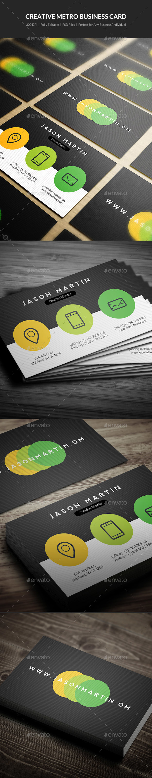 Creative Metro Business Card - 10 - Creative Business Cards