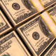 100 Dollars Stacks. Money Background - VideoHive Item for Sale