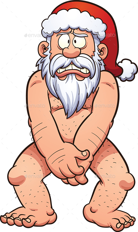 Naked Santa Claus - Christmas Seasons/Holidays