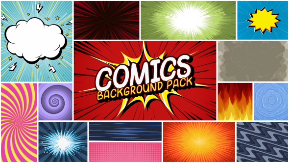 Comics Background Pack