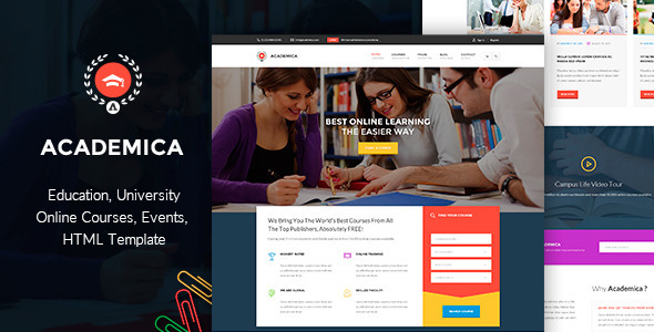 Academica - Educational - ThemeForest 13508340