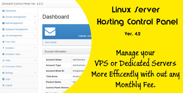 Linux Web Hosting Control Panel Ver 4.2