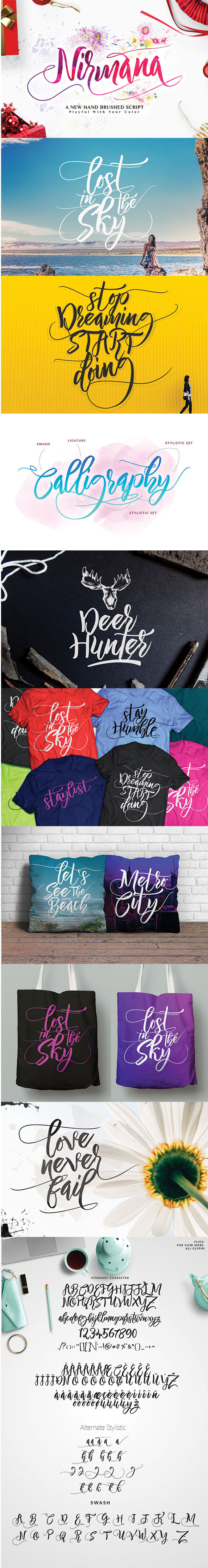 Nirmana Typeface - Script Fonts
