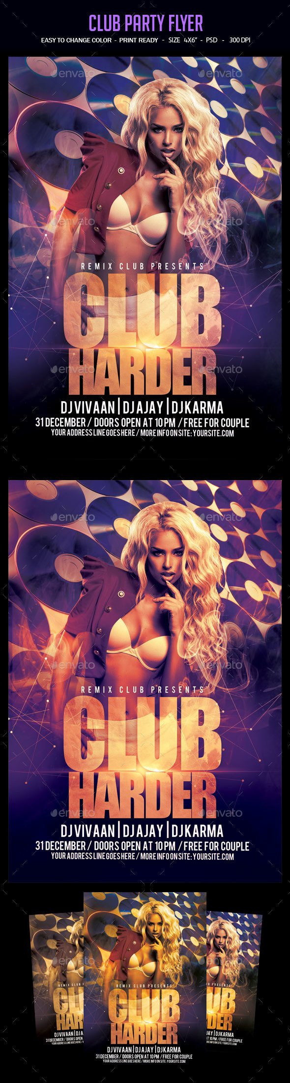 Club Party Flyer - Clubs & Parties Events