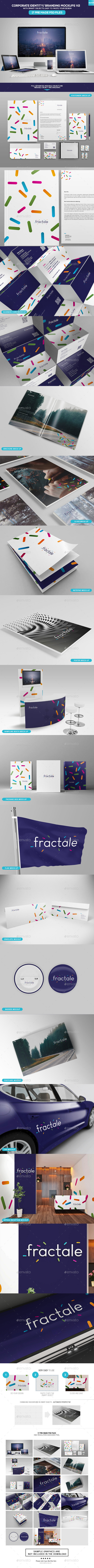Corporate Identity - Branding Mockups V2 - Stationery Print