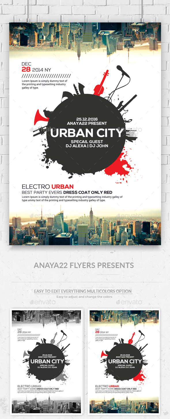 Electro City Flyer - Clubs & Parties Events