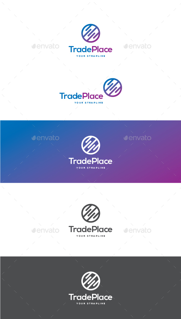 Trade Place Logo - Symbols Logo Templates