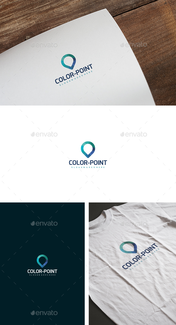 Color Point Logo - Abstract Logo Templates