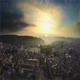 Sunset over a Town Sunset over a Town - VideoHive Item for Sale
