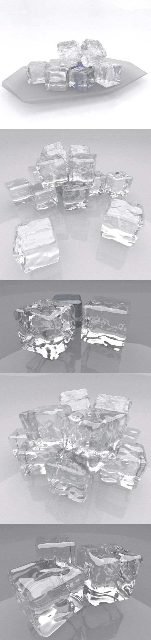 Ice cubes - 3Docean 13734457