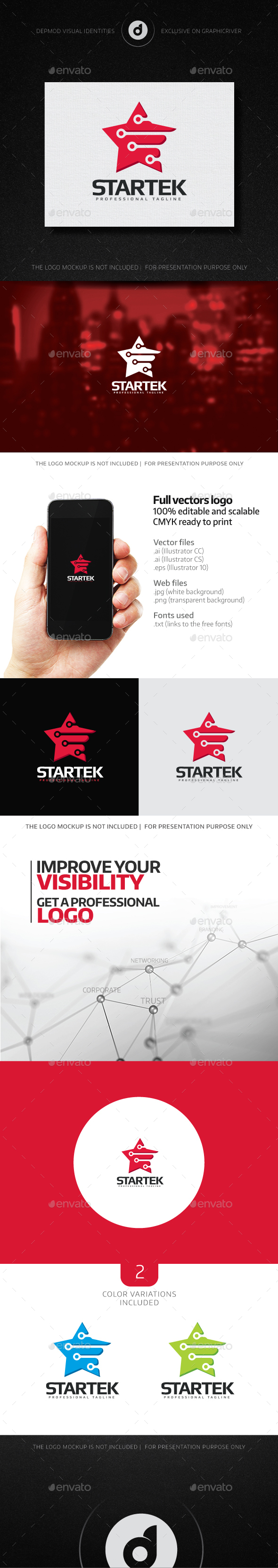 Startek Logo - Objects Logo Templates