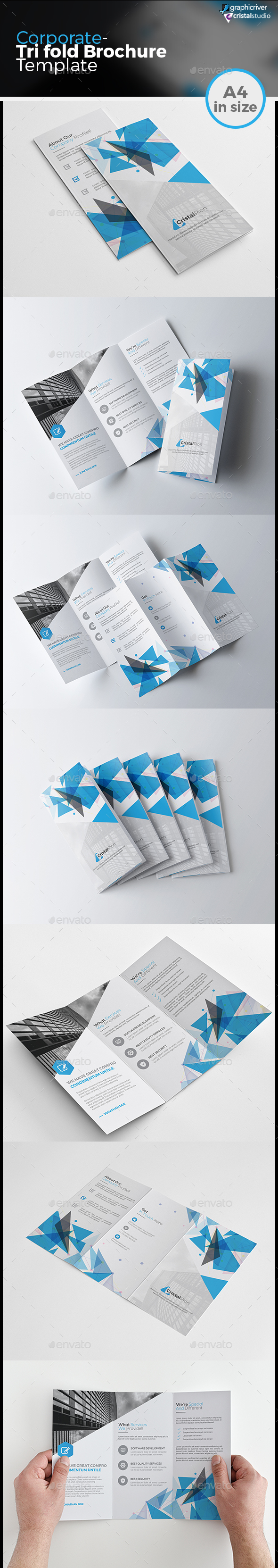 Tri-fold Brochure-Multipurpose - Corporate Brochures