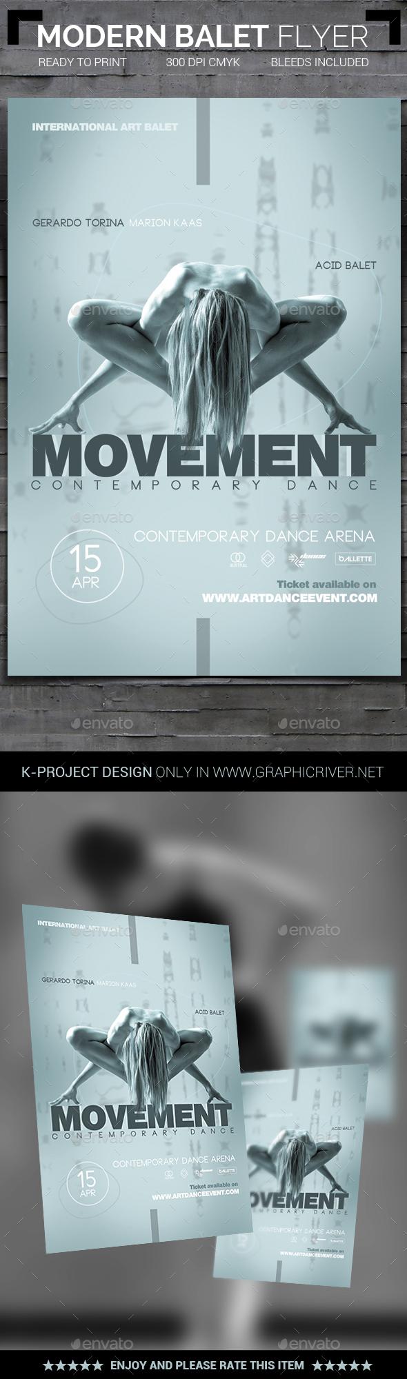 Modern Balet Flyer - Events Flyers