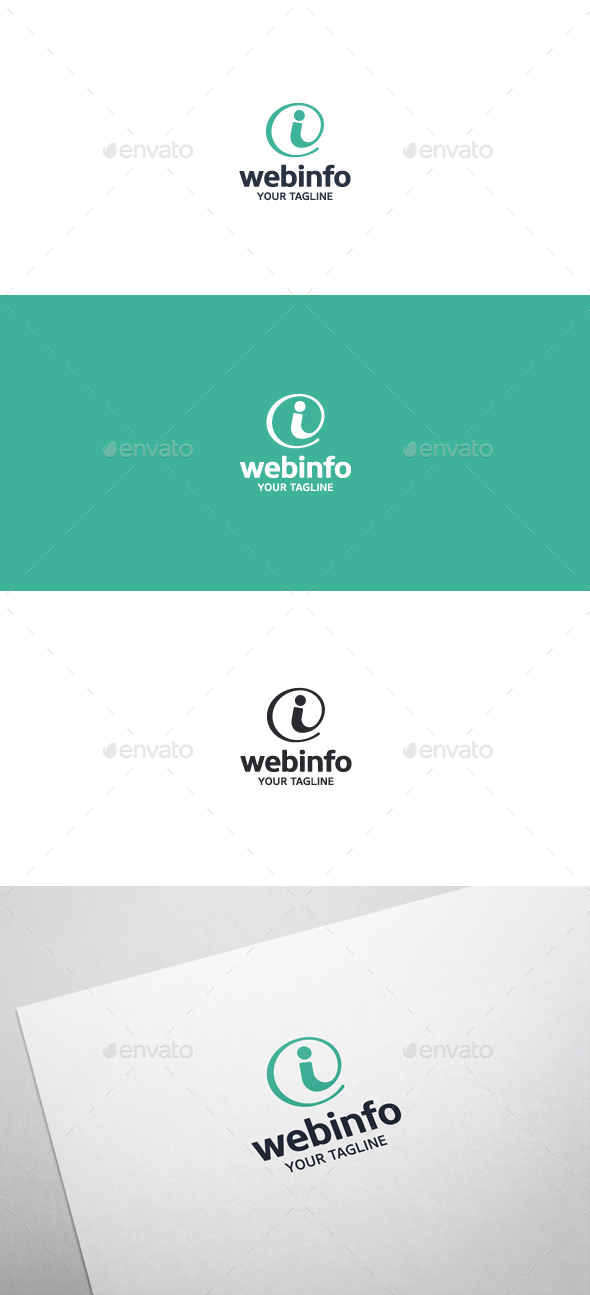 Web Info Logo - Symbols Logo Templates