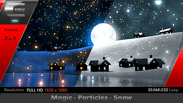 Magic Particles Snow, Motion Graphics | VideoHive