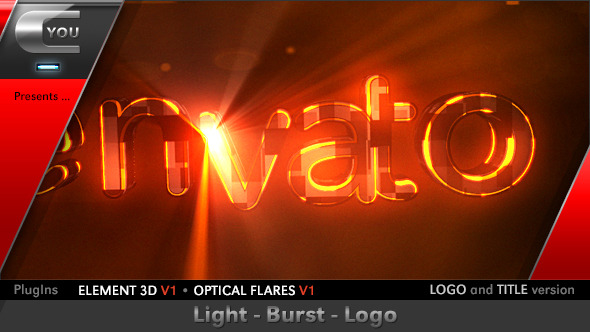 Light Burst Logo - VideoHive 8258228