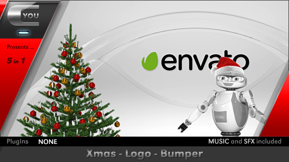 Xmas Logo Bumper - VideoHive 5872374