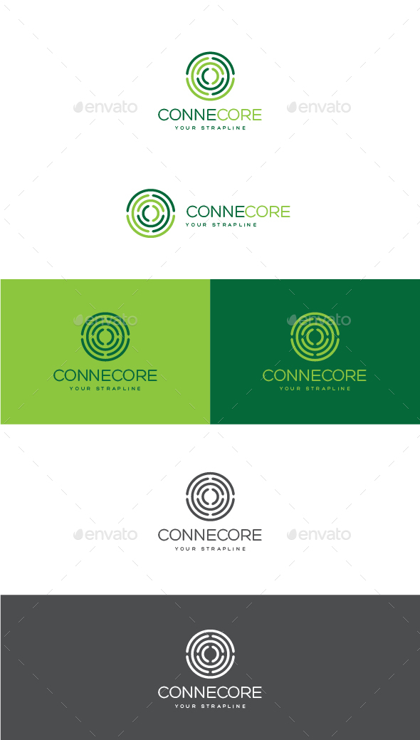 Connecore Logo - Letters Logo Templates