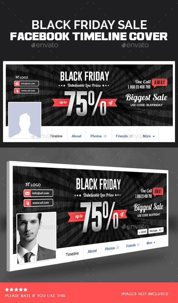 Black Friday Facebook Timeline Cover