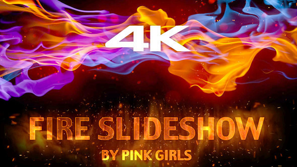 Fire Slideshow 4K - VideoHive 13683912