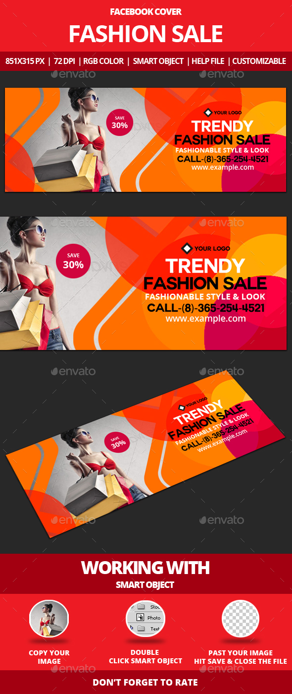 Fashion Sale Facebook Cover - Facebook Timeline Covers Social Media