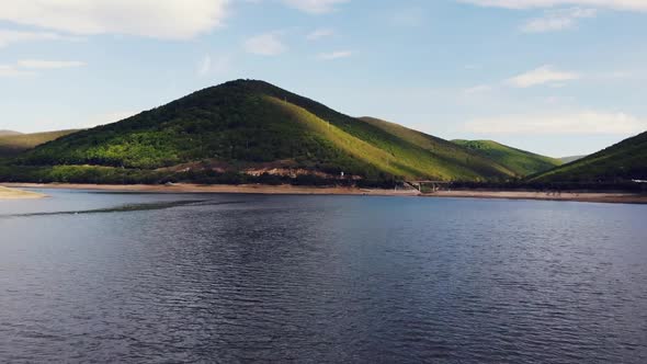 Badovci lake, Kosovo in springtime