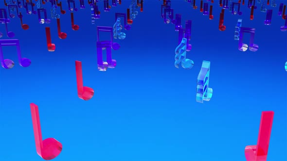 Multicolor Musical Notes alt