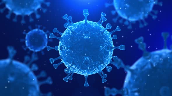 Corona Virus Visualization Background V8 alt