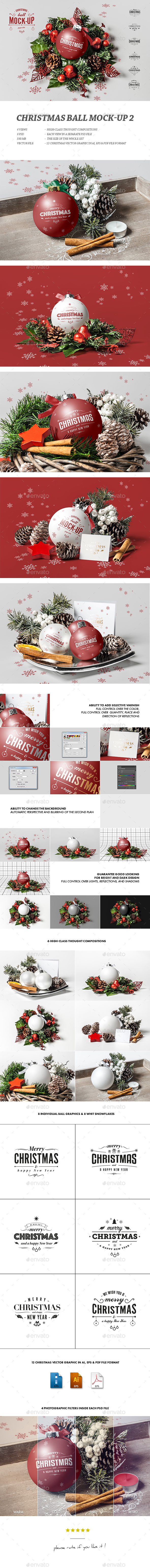 Christmas Ball Mock-up 2 - Miscellaneous Print