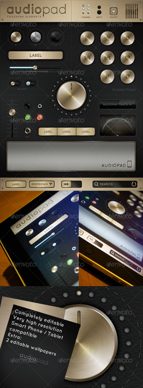 Audiopad - Touch User Interinterface - User Interfaces Web Elements
