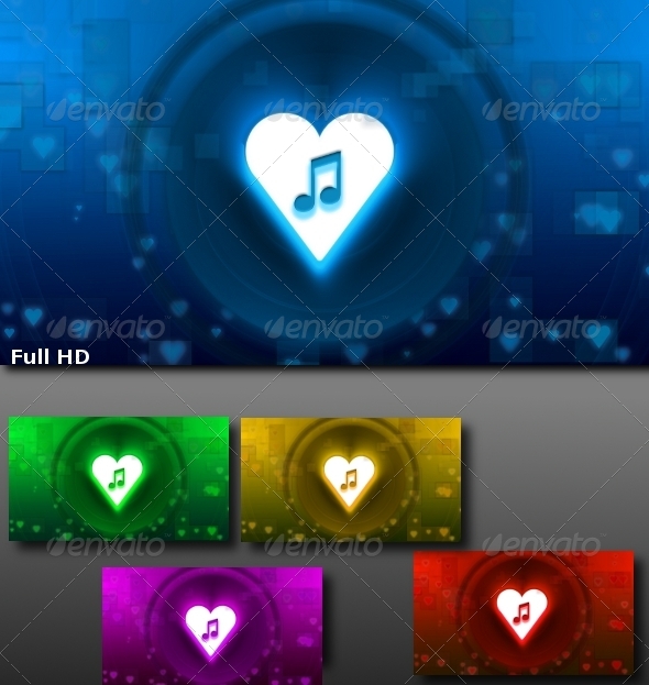 Love Song - Backgrounds Pack - Tech / Futuristic Backgrounds