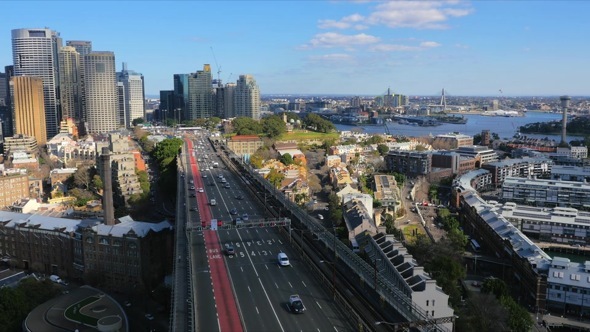 Sydney CBD, Harbour Bridge, Darling Harbour