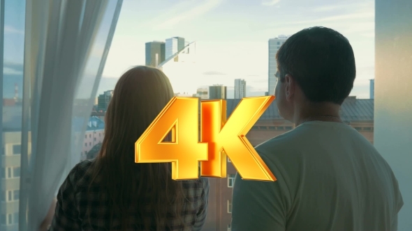 Family Looking In The Window alt