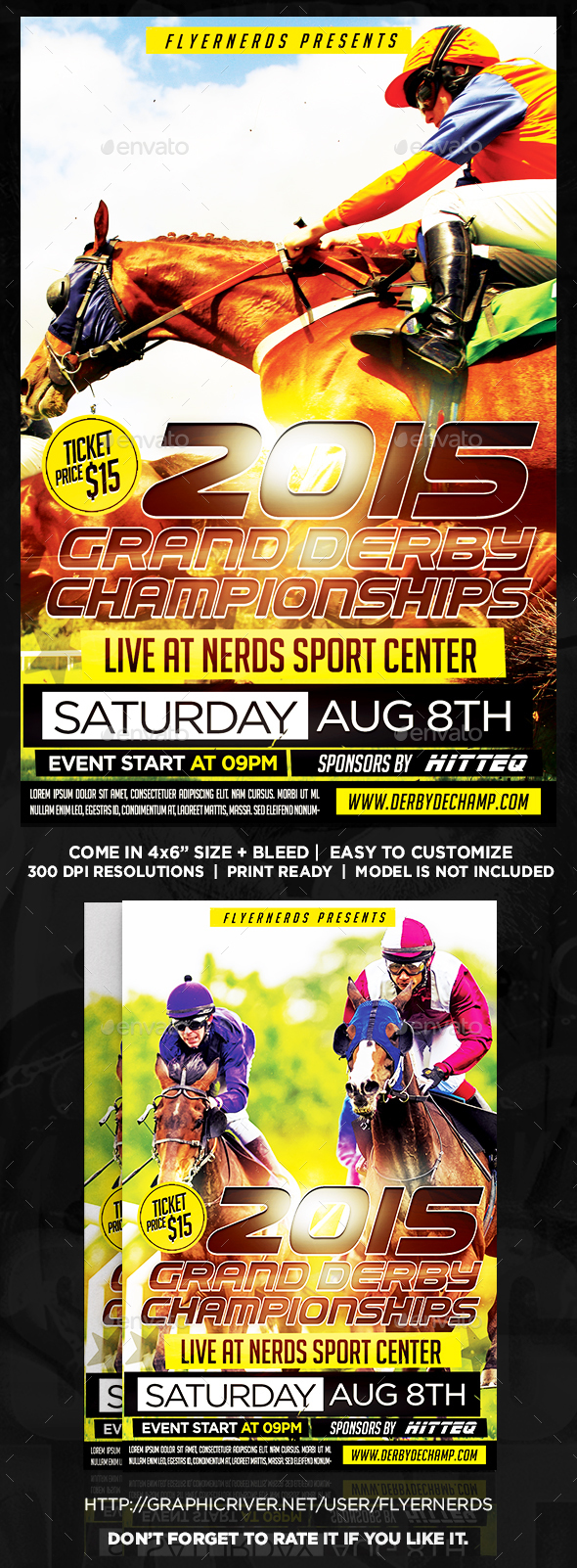 Grand Derby Championships 2015 Sports Flyer - Sports Events