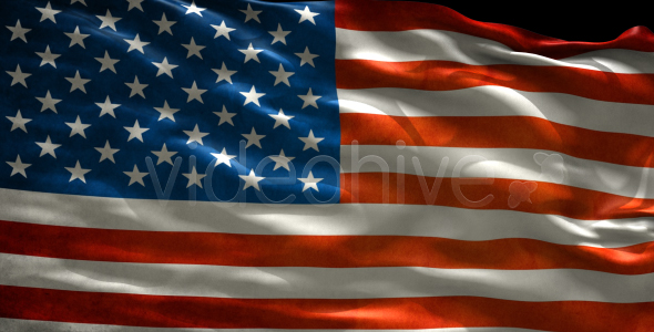 USA flag loop