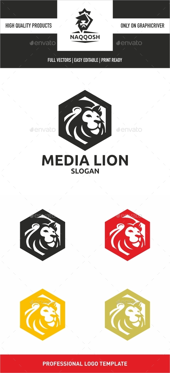 Media Lion - Symbols Logo Templates