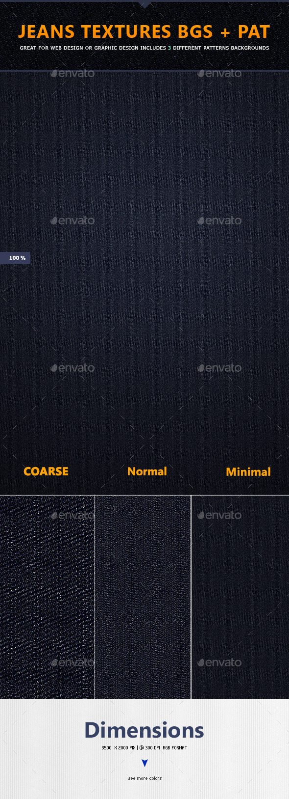 Jeans Textures Background - Patterns Backgrounds