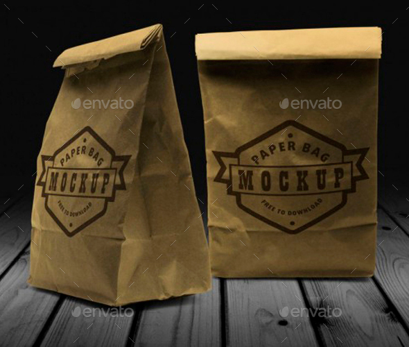 Paper Bag Mockup - Packaging Product Mock-Ups