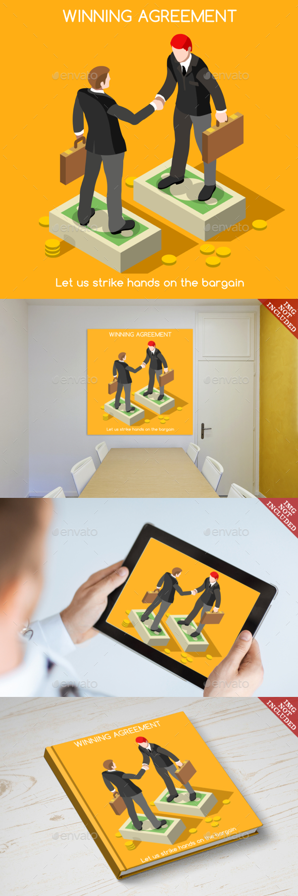 Handshake 02 People Isometric - People Characters