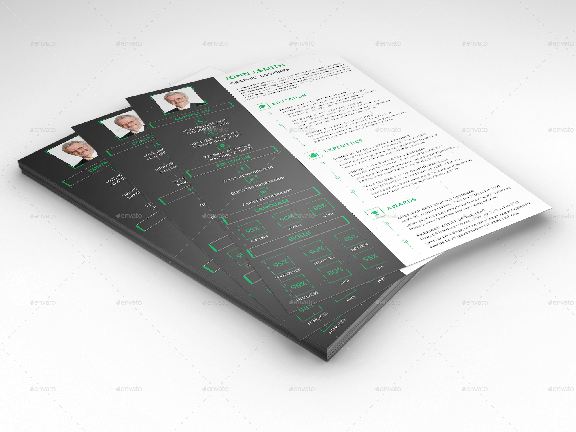 corporate resume design