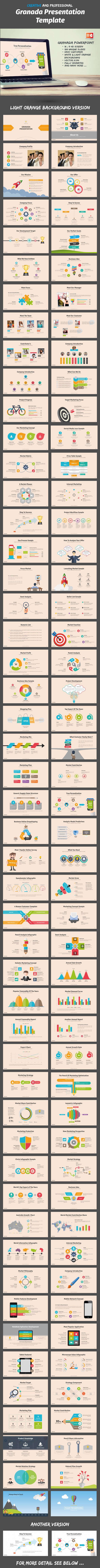 Granada Powerpoint Template - Business PowerPoint Templates