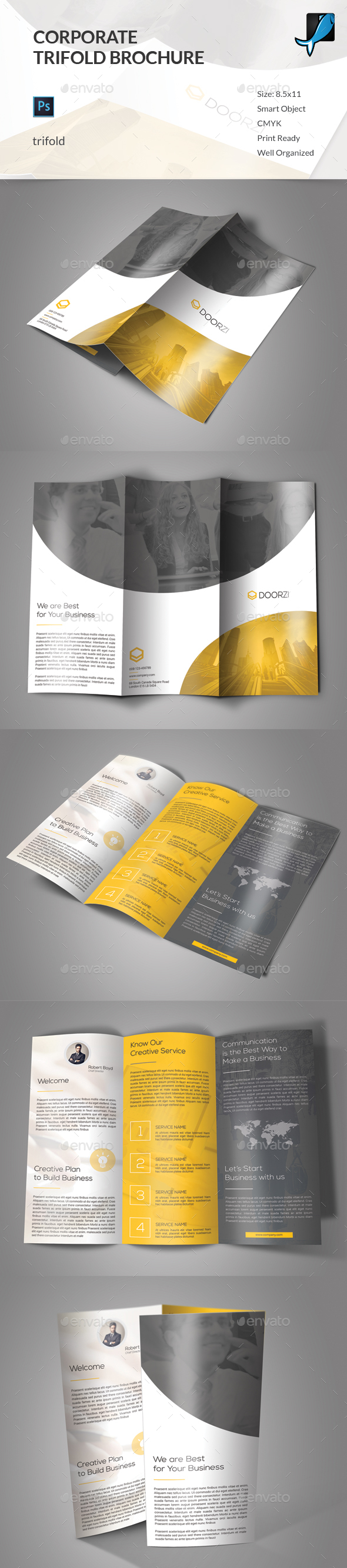 Corporate Trifold Brochure - Corporate Brochures