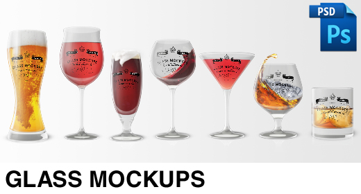 Glass Mockups