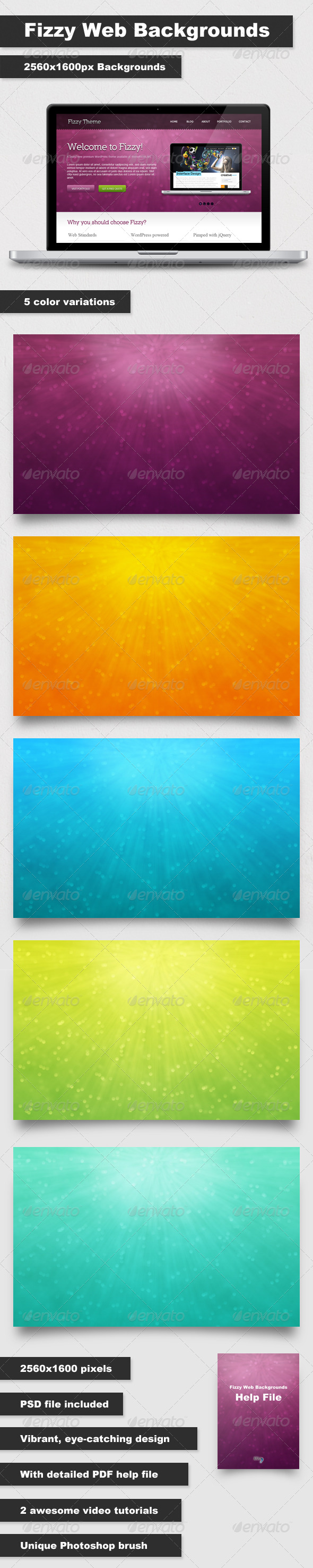 Fizzy Web Backgrounds