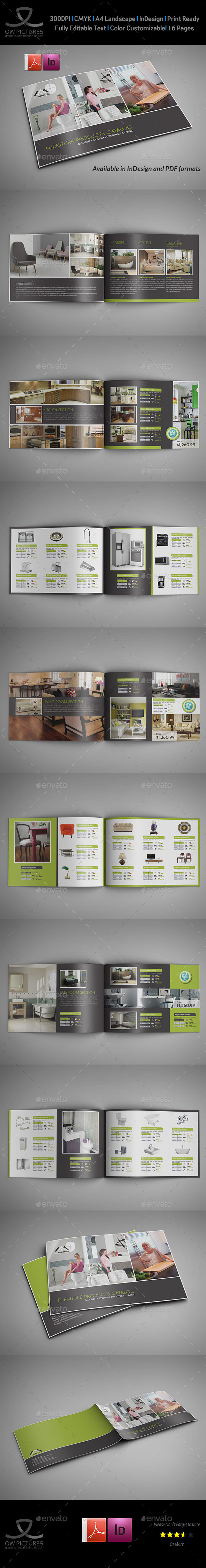 Furniture Products Catalog Brochure - 16 Pages - Catalogs Brochures